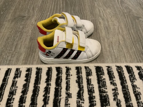 Scarpe basse Adidas X Disney Topolino bambino bianche taglia:9 K usate
