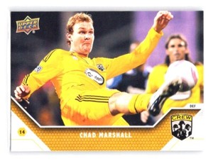 Chad Marshall 2011 Upper Deck Soccer #36 Columbus Crew