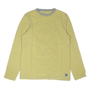 Mini Boden Langarmshirt mit gelben und grauen Streifen beiseite 11-12 - Bild 1 von 2