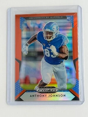 2019 Panini Prizm Draft Picks Prizms Orange #117 Anthony Johnson - Image 1 of 2