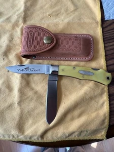 Camillus Yello-Jaket model 716 large trapper USA - Picture 1 of 7