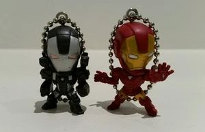 Marvel Set of 2 Ironman & War Machine Keyring/Keychain/Charm (New Without Tags) - Picture 1 of 2