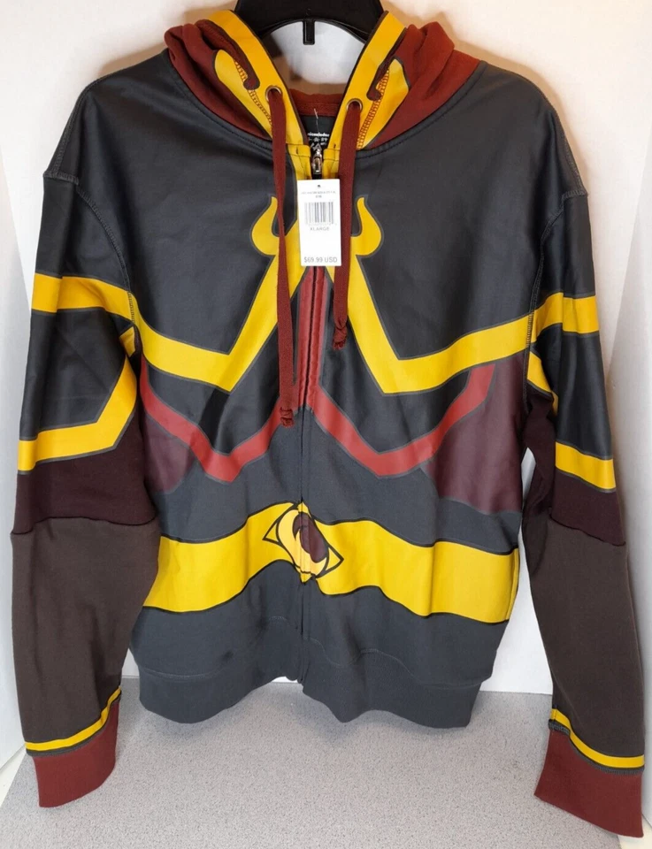 NICKELODEON AVATAR Last Airbender Azula Fire Nation COSPLAY Zip Hoodie Medium