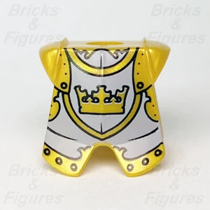 LEGO® Gold Knight Crown Breastplate Armour Castle Minifigure Part 2587pb22 New - Picture 1 of 3