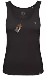 BAC TW073 Damen Bio-Baumwolle Tank Top T-Shirt COMPANIEER Schwarz Cotton Organic - Picture 1 of 3