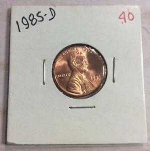 1985-D Lincoln Memorial Penny One Cent US Coin Exact Coin Pictured - Picture 1 of 3