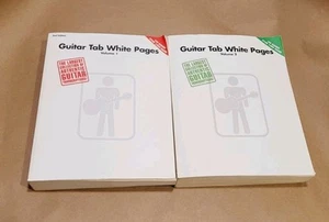 Gitarren-Tab weiße Seiten Bände 1 & 2 Hal Leonard Publishing Noten EUC - Bild 1 von 8