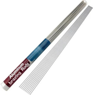 Paquete de 50 varillas de soldadura de aluminio de 1/16''X13'', varillas varillas de soldadura de aluminio para propano Foto 1 de 4