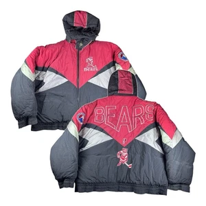 Vintage 90s Hershey Bears AHL Hockey Pro Player Hooded Jacket Puffer Coat Sz XL - Bild 1 von 22