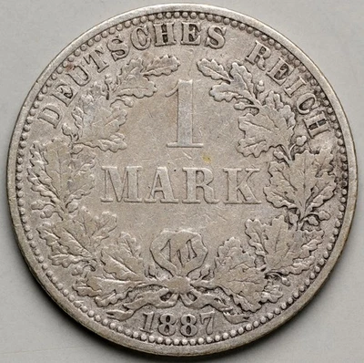 1887-A Germany 1 Mark - Image 1 of 2