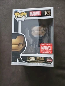 Funko POP! Marvel: Iron Man [Black & Bronze] #1424 (Marvel Collector Corps EXCL) - Bild 1 von 6