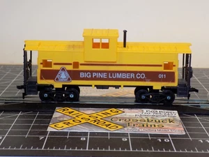 HO COX Wide Vision Caboose Big Pine Lumber Co 011 Haken/Horn (072901) - Bild 1 von 11
