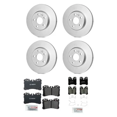 For Lexus LS460 07-17 QuietCast Premium Front & Rear Brake Kit w Ceramic Pads Foto 1 de 3