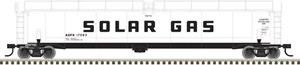 Coche cisterna Atlas escala O 33.000 galones (2 rieles) gas solar (blanco/negro) #17083 - Imagen 1 de 1