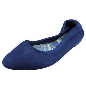 SKECHERS Scarpe da Ballo Donna in Memory Foam Raffreddate Tessuto Blu Slip On Taglia 9,5 Med - Foto 1 di 10