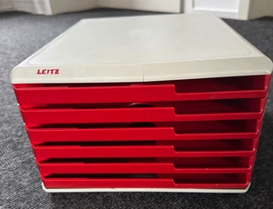 LEITZ Schubladenbox Formular-Set Ablage 6 Schubladen - rot - Bild 1 von 5