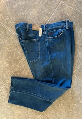 Polo Ralph Lauren Jeans Big & Tall 48B x 30 Hampton Straight Medium Denim NWT - Image 1 of 4
