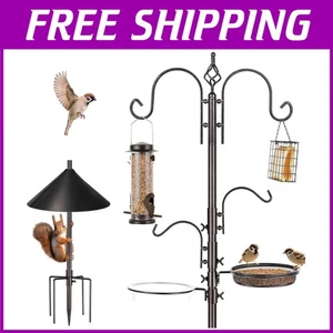 Vogelfutterstation Set mit Eichhörnchenschutz - Bild 1 von 9