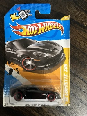 Corvette Z06 2012 Hot Wheels '12 negro 23/247 modelos nuevos Foto 1 de 2