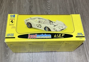 JOUEF EVOLUTION 1:18 FERRARI 412P N.A.R.T. Le Mans 1967  Diecast Die-Cast WHITE - Picture 1 of 11