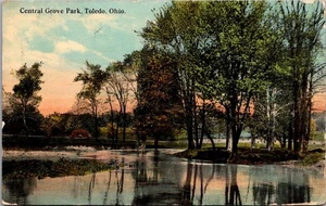 Postal de CENTRAL GROVE PARK Toledo, Ohio OH c1912 - Imagen 1 de 2