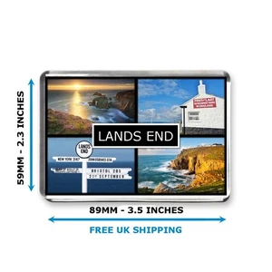 Lands End - Imán de nevera Jumbo - Exclusivamente por diseños de puré - Imagen 1 de 3