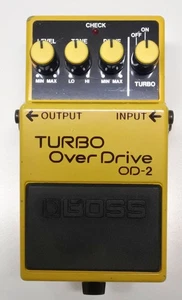BOSS OD-2 TURBO Over Drive Guitar Effects Pedal 1989 #180 DHL Express or EMS - Picture 1 of 12
