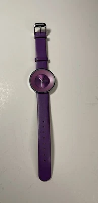 Rare Lambretta Watch  cielo purple 2101  Leather Band Quartz - Needs Battery - Image 1 of 4