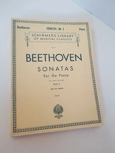 Beethoven Sonatas for the Piano: Book 2 (Schirmer's Library of Musical Classics) - Bild 1 von 2