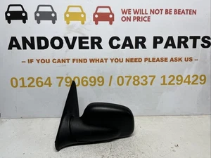 2002 LAND ROVER FREELANDER PASSENGER SIDE WING MIRROR BLACK 015438 👨🏫 - Picture 1 of 5