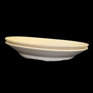 Robert Stanley Home Collection 8" Soup Bowl White with Gold Trim - Set of 2 - Picture 1 of 4