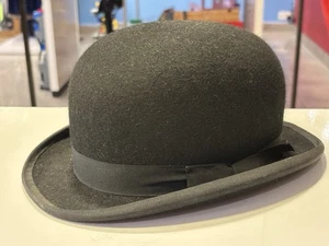 Original Lock & Co Hutmacher Vintage Bowler Hut schwarz 54 cm, 21-1/4 cm - Bild 1 von 6