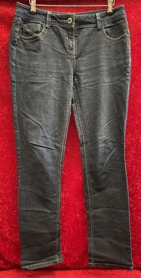George Ladies Blue Straight Jeans, Size 12. SW178 - Image 1 of 4