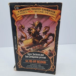 Seas of Blood - #16 - A Fighting Fantasy Gamebook Jackson Livingstone 1986 PB - Bild 1 von 11