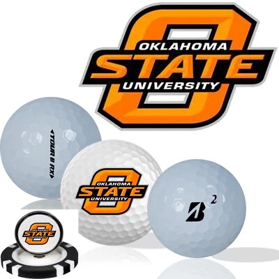 NCAA Oklahoma State Cowboys • Мячи для гольфа упаковка 12 шт. • Bridgestone Tour B RX - Изображение 1 из 3