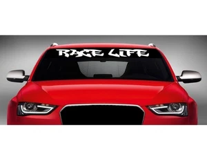 40" Race Life Car Decal Sticker Windshield Banner Drag Racing Import 20 COLORS! - Bild 1 von 1