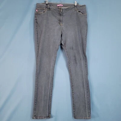 Woman Within Natural Fit Skinny Leg Denim Pants Black Size 20T - Image 1 of 4