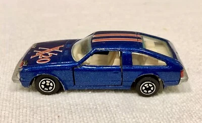 Toyota Celica XX resistente de carretera Yatming de 1980 azul con base de metal sin marca Foto 1 de 4