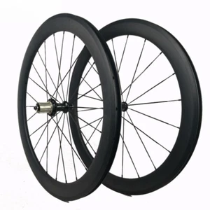 650C Carbon Tubular Clincher Bicycle Wheelset for Road Racing Training Bike - Picture 1 of 16