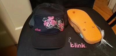 Etnies Sabrina Trucker Hat, + Blink Chain + Flip Flops New - Изображение 1 из 4