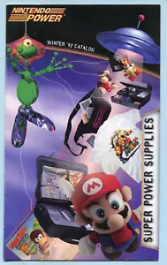 Catálogo de fuentes de alimentación de Nintendo folleto invierno 1997 revista Donkey Kong, Mario - Imagen 1 de 2