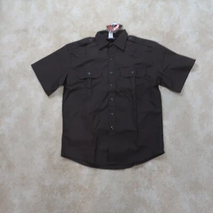 Tru Spec Herren Medium Kurzarm Hemd Tactical Braun Neu 1016004 - Bild 1 von 8