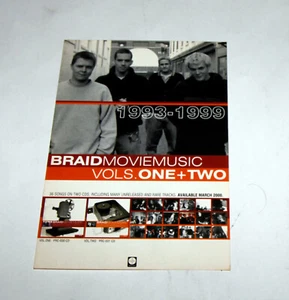 Braid Movie Music 1+2 Promo Postkarte Sticker Shirt Poster - Bild 1 von 2