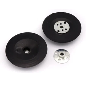Rubber Backing 4'' 100mm Pad M10 Thread for Angle Grinder Fibre Sanding Disc - Picture 1 of 8