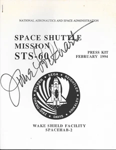 Actriz JUNE LOCKHART Firmado Transbordador Espacial Misión STS-60 Kit de Prensa Febrero 1994 - Imagen 1 de 5
