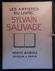 Les Artistes du Livre, Sylvain SAUVAGE, Henry BABOU 1929 1/50 ex. num. sur JAPON - Picture 1 of 12
