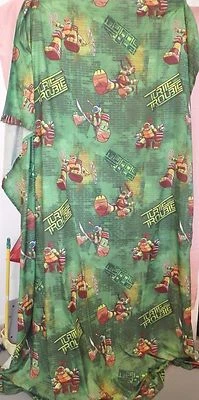 TMNT Hoja Doble/Plana Nickelodeon 2013 96"x66" Tela Teenage Mutant Ninja Foto 1 de 3