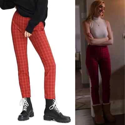 rag & bone Simone Plaid High-Waisted Ankle Pants Sz 2 - Image 1 of 4