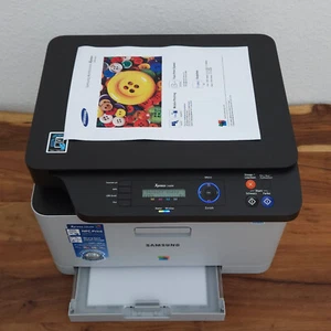 Samsung Xpress C460W Laser Multifunktions 3-in-1 Farben Drucker. Volle Toner - Bild 1 von 8