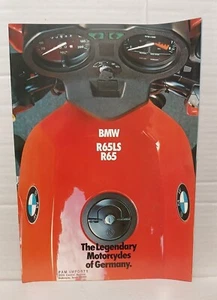 BMW R65LS R65 R 65 Motorcycle Brochure VINTAGE RARE DEALER ONLY ISSUED 1982 NOS - Picture 1 of 4